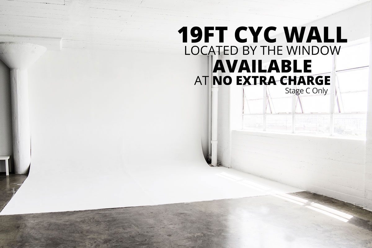 Photo Studio for rent with cyc wall