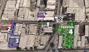 Los Angeles Photo Studio Parking Map