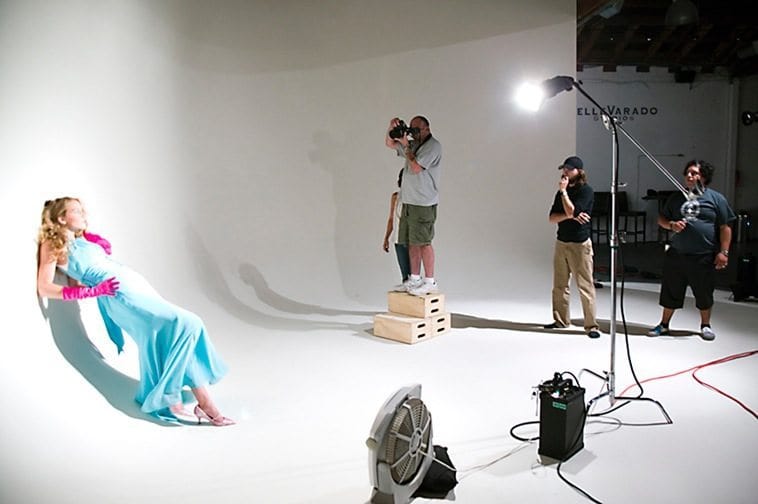 Studio photo shoot