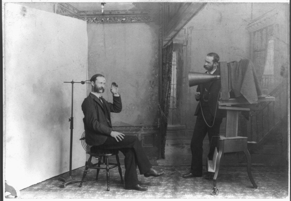 photographer at photo studio