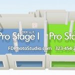 FD Photo Studio Pro Stages with Cyc wall. *Cyclorama is under construction.