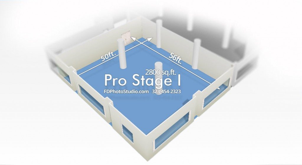 FD Photo Studio Pro Stage 1 with Cyc wall