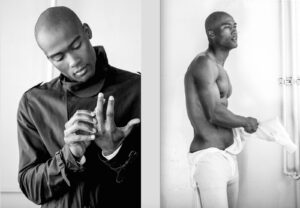 Kei Moreno with Male Model Troy