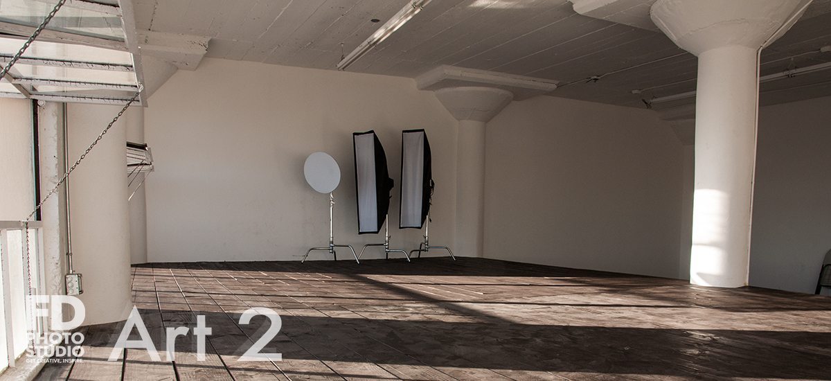 Art 2 with rustic wood floor&platform with staircase
