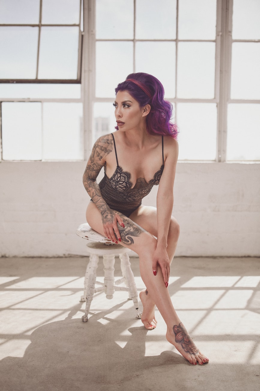 Charles Torrealba shoots Joleen Porter