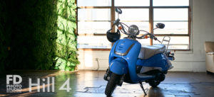 Blue Scooter in Hill 4