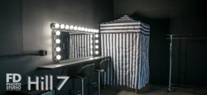 Hill 7 – Black Stage with make up station and changing tent