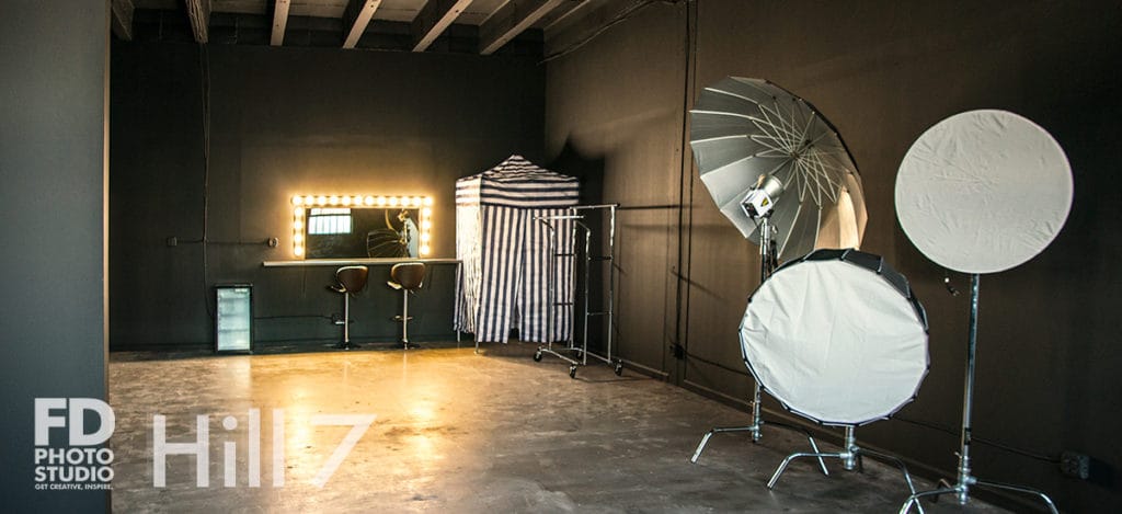 Hill 7 Black stage with Make up station and south-east facing windows-1