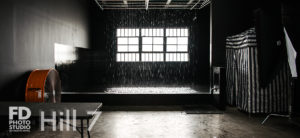 Black Rain Room available for photo and video rental in Los Angeles
