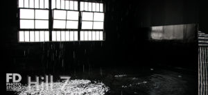 Black Rain Room available for photo and video rental in Los Angeles