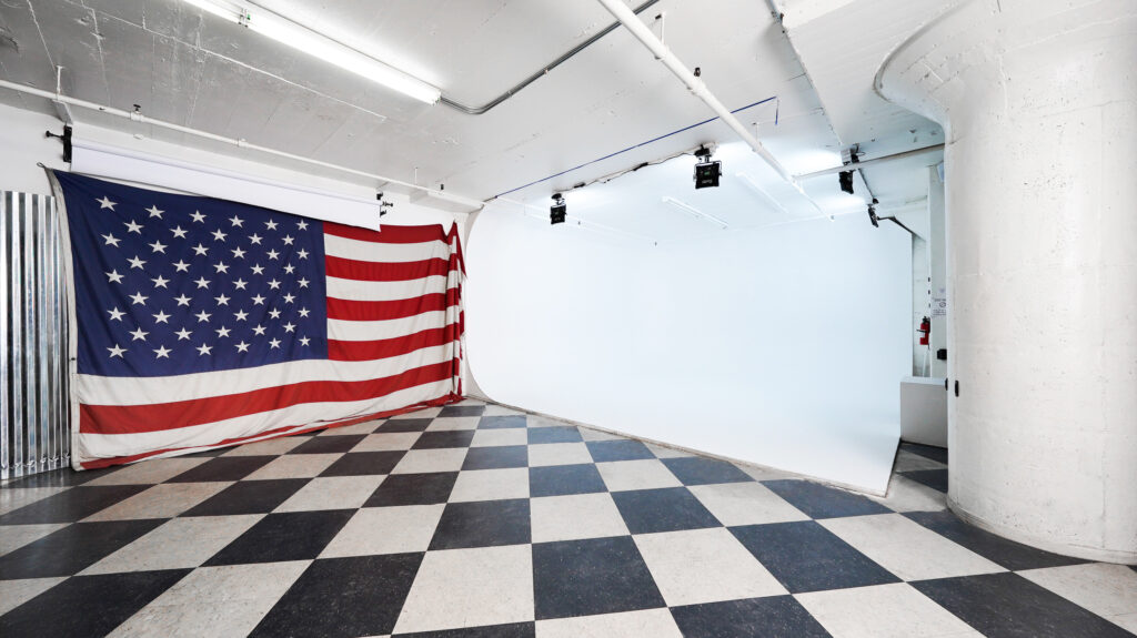 Pro II photo studio near me with white cyclorama wall in Los Angeles
