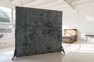 Natural light photo studio with high-gloss white floors available for rental in Los Angeles