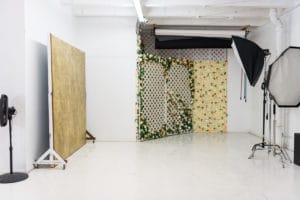 Lattice Rose wall set available for photo and video rental in Los Angeles