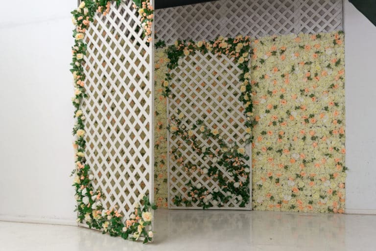 Lattice Rose wall set available for photo and video rental in Los Angeles Lattice Rose wall set available for photo and video rental in Los Angeles