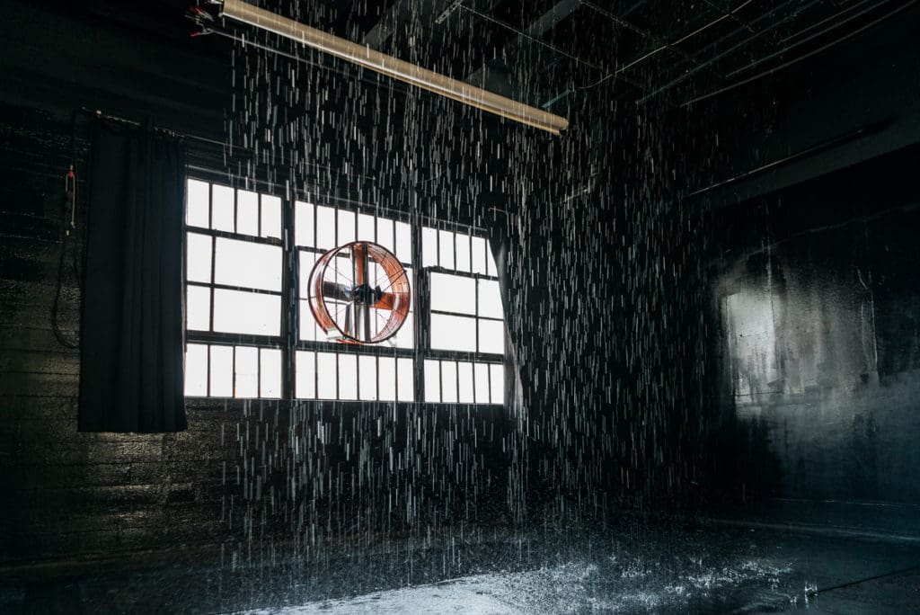 Rain Room available for photo and video rental in Los Angeles