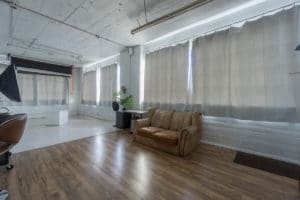 sunny laminated photo and video studio available for rental in Los Angeles