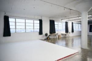 natural light stage with cyclorama available for photo and video rentals in Los Angeles