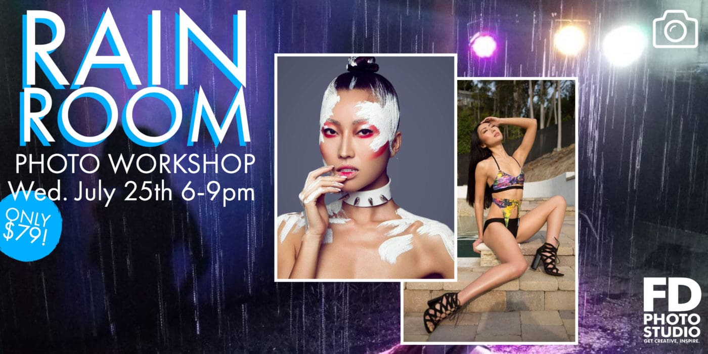 The Rain Room Workshop: Come Learn how to Light and Capture those Perfect Raindrops | FD Photo Studio The Rain Room Workshop: Come Learn how to Light and Capture those Perfect Raindrops | FD Photo Studio