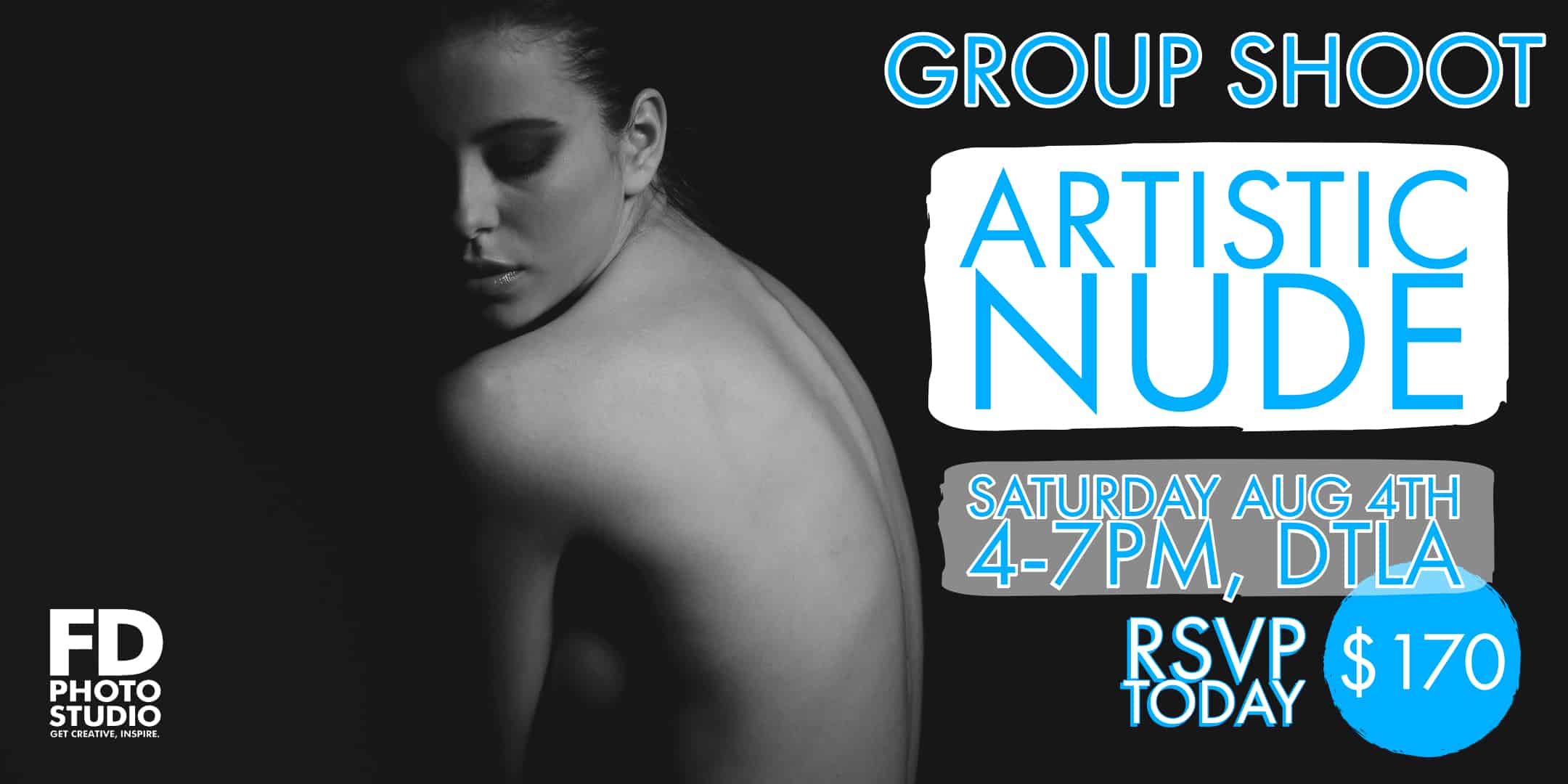 Artistic Nude Group Shoot - 2 Professional Models with Flowy Fabrics | FD Photo Studio