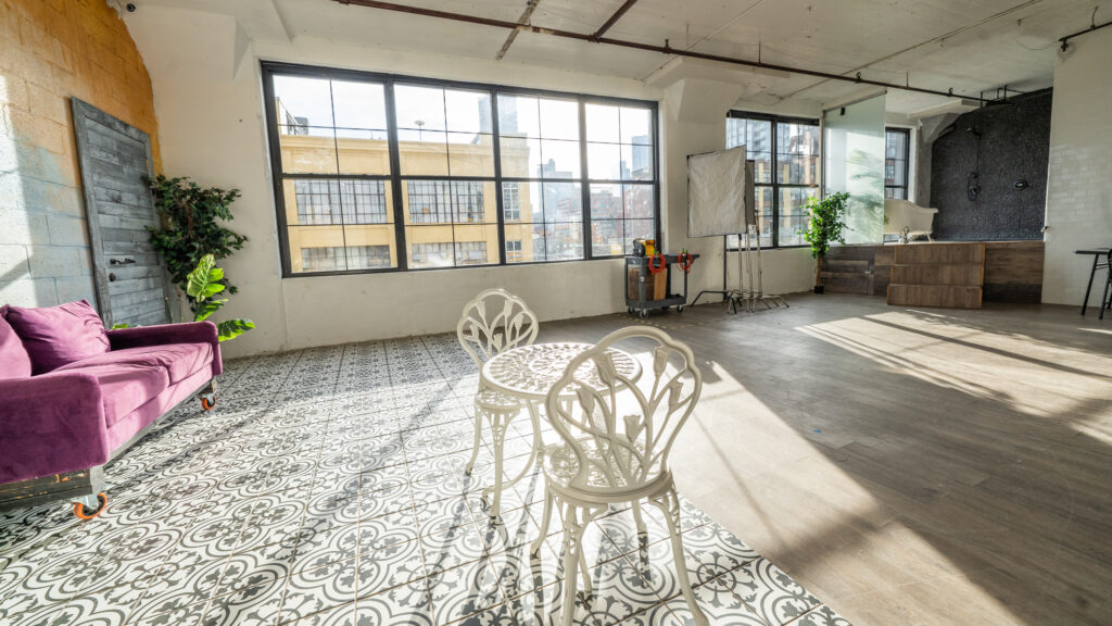 LIC 7 - Loft-like photo studio in NY with Moroccan tile in NY
