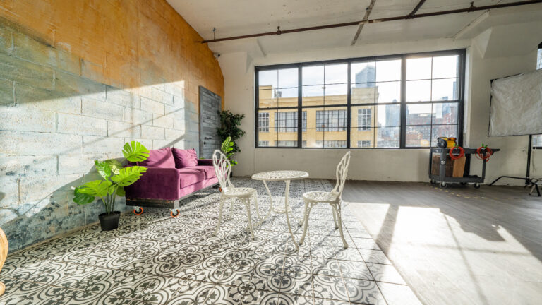 LIC 7 - Loft-like photo studio in NY with Moroccan tile in NY