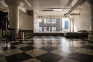 Photo studio rental with corner cyclorama available for rental in Los Angeles