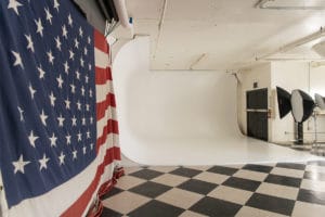 Photo studio rental with corner cyclorama available for rental in Los Angeles