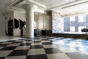 Photo studio rental with corner cyclorama available for rental in Los Angeles