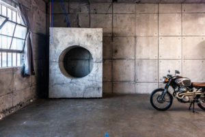 Hill 8 Studio with bunker concrete & rustic walls available for rental in Los Angeles