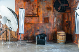 Hill 8 Studio with bunker concrete & rustic walls available for rental in Los Angeles