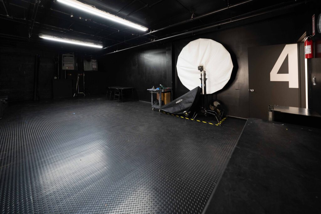 Astoria 4 - Blackout photo studio with black walls and ceiling located in Astoria, Queens, NY