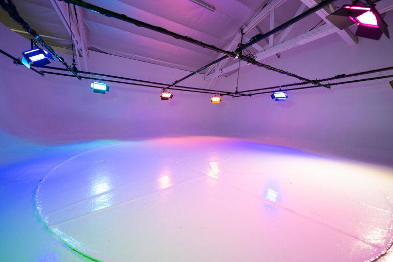 Olympic 3 - Car Turntable photo studio with RGB lights in Los Angeles