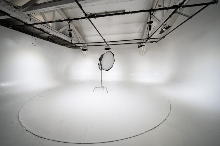 Olympic 3 – Car Turntable Photo Studio for Rent with RGB Lights in Los Angeles - FD Photo Studio.