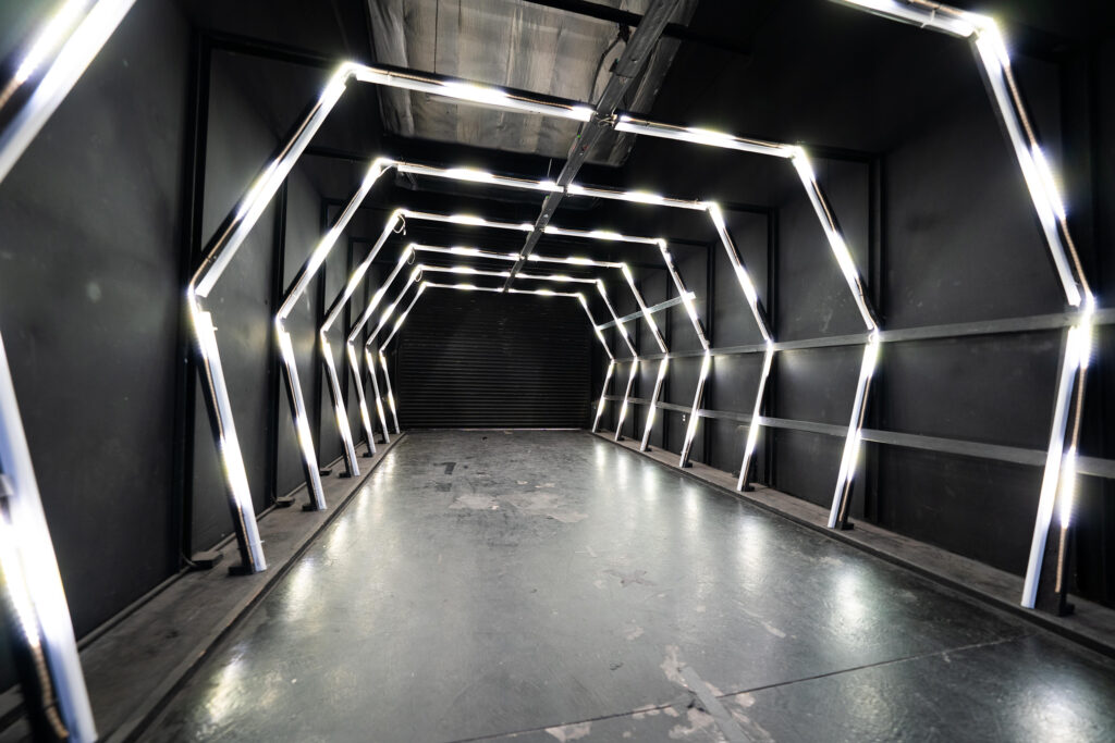 Olympic 2 - car RGB tunnel photo studio in Los Angeles