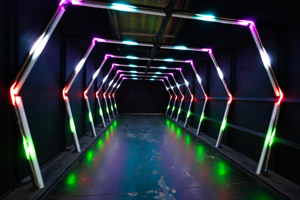 Olympic 2 - car RGB tunnel photo studio in Los Angeles
