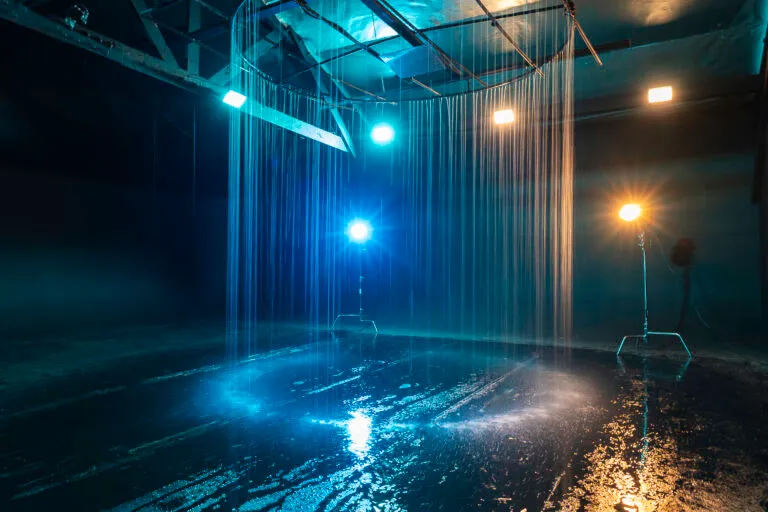 Olympic 2 - photo studio in Los Angeles with the rain feature, black cyc wall and car access