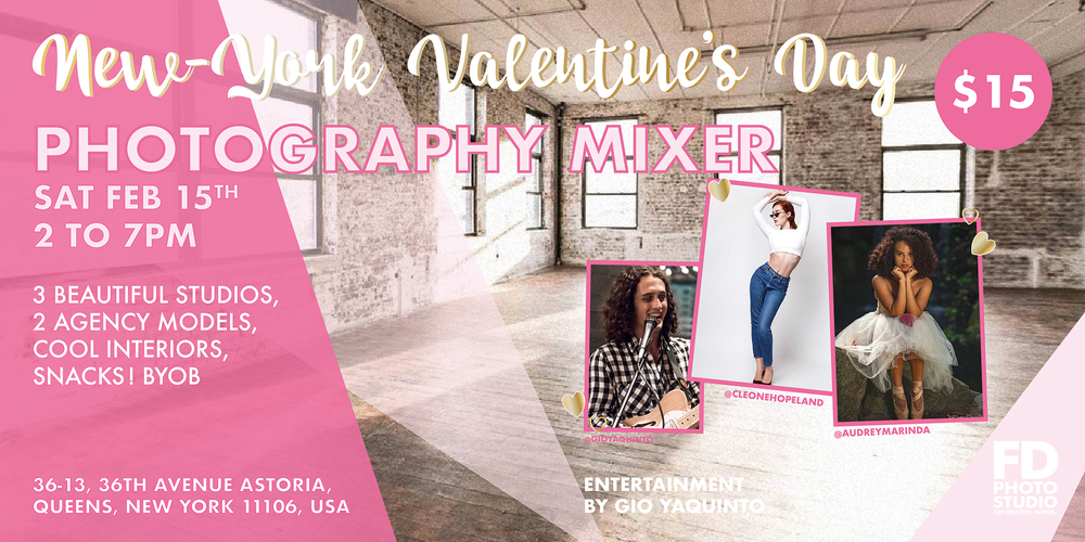 New-York Valentine's Day Photography Mixer | FD Photo Studio New-York Valentine's Day Photography Mixer | FD Photo Studio