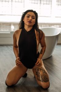 Model/Boxer shoot by Deleon Allen