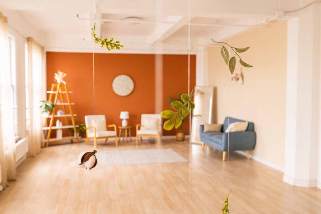 Rental Interior photo studio inspired by Scandinavian desing. Spring decorations - Loft 2