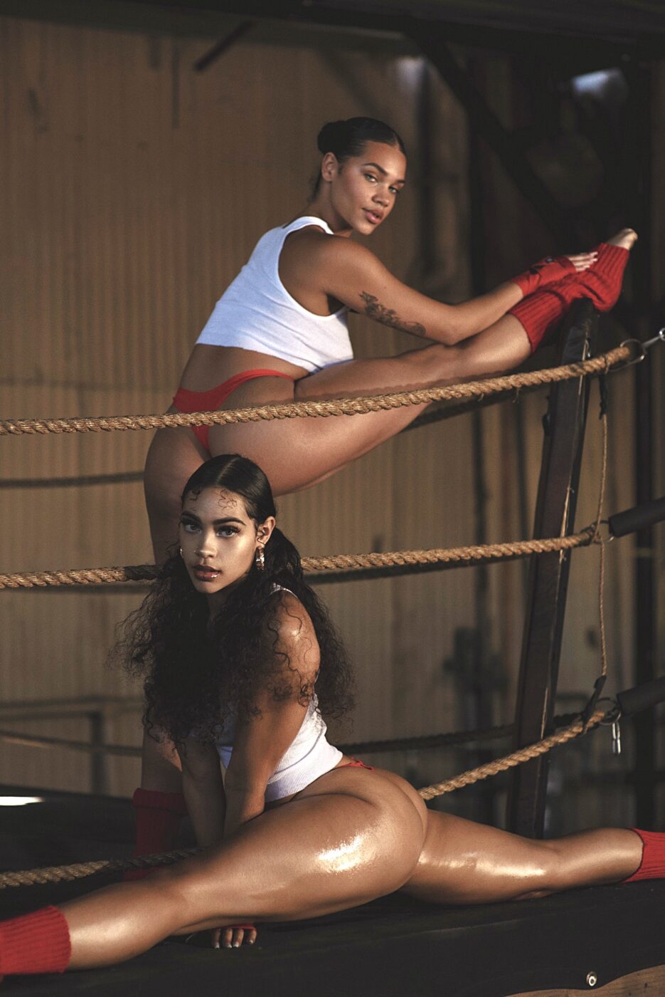 Boxing Shoot at the “Metal Garage” Olympic 5 Studio