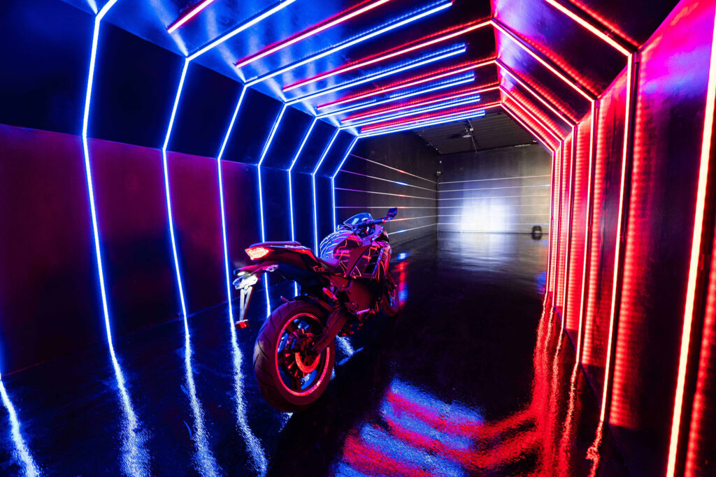 Metro 1 - Blackout car photo & studios with RGB Tunnel, RGB Walls, and Sports Bike photo studio in NY