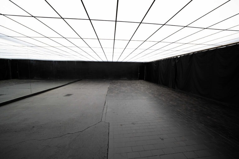 Photo & video studio for cars with drive-in access, Mirror walls on both sides, and fully controllable RGB Ceiling photo studio in New York