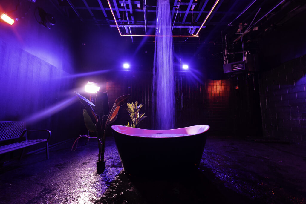 Rain room photo studio with RGB lights in NY Metro 4_1