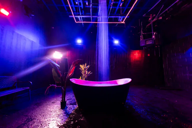 Rain room photo studio with RGB lights in NY Metro 4_1