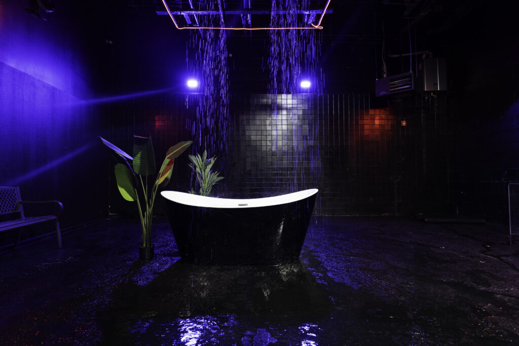 Rain room photo studio with RGB lights in NY Metro 4_3
