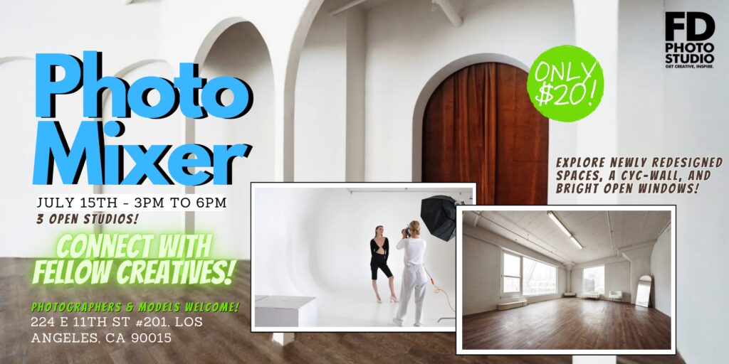 July 15th Photo Mixer in Los Angeles | FD Photo Studio July 15th Photo Mixer in Los Angeles | FD Photo Studio