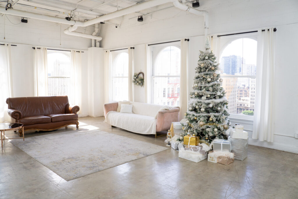 093025_Photo Studio with Christmas tree in Los Angeles_Loft 57