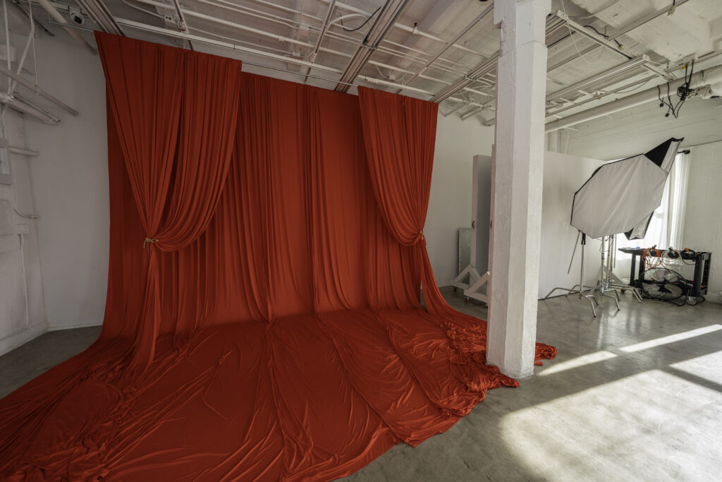 Daylight Photo Studio in Los Angeles with red backdrop_Loft 5_web size15