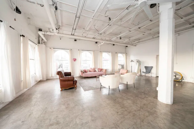 Daylight Photo Studio in Los Angeles with red backdrop_Loft 5_web size8