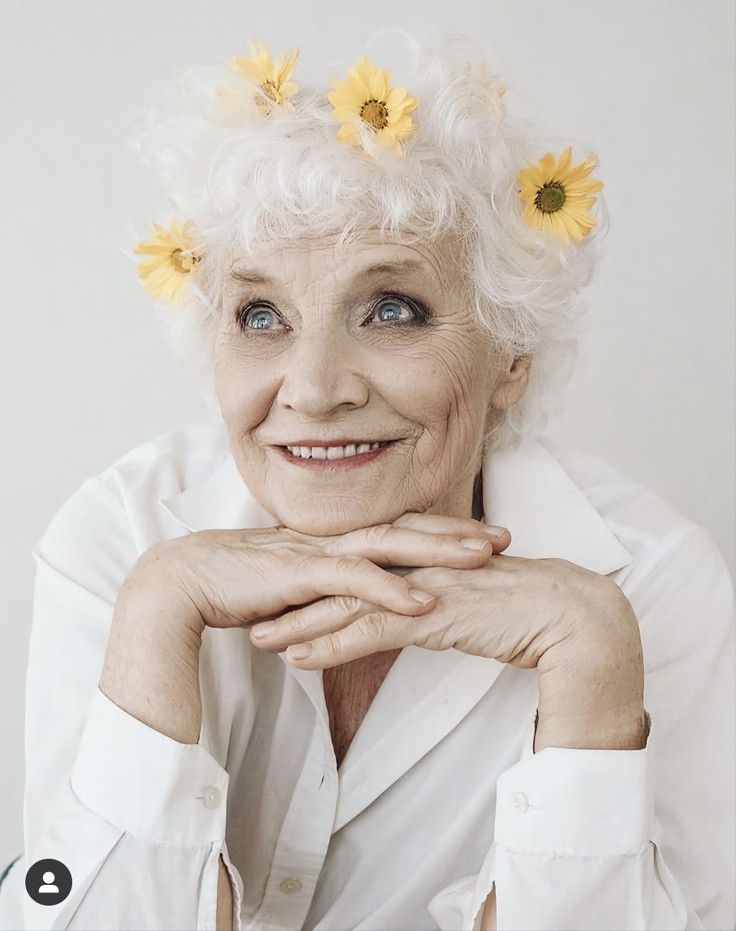 mother flower potrait
